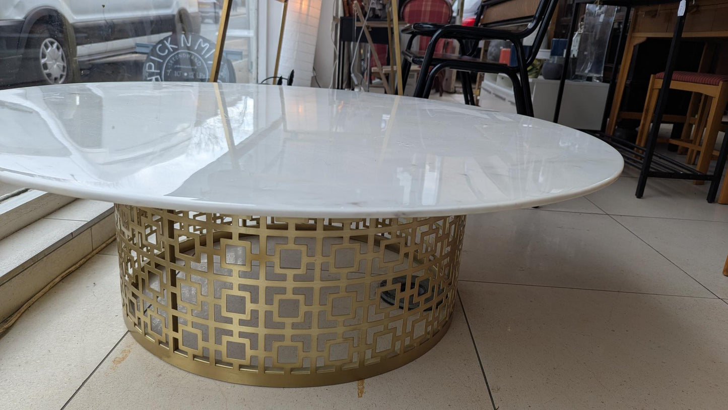 Jonathan Adler Pedestal Coffee Table