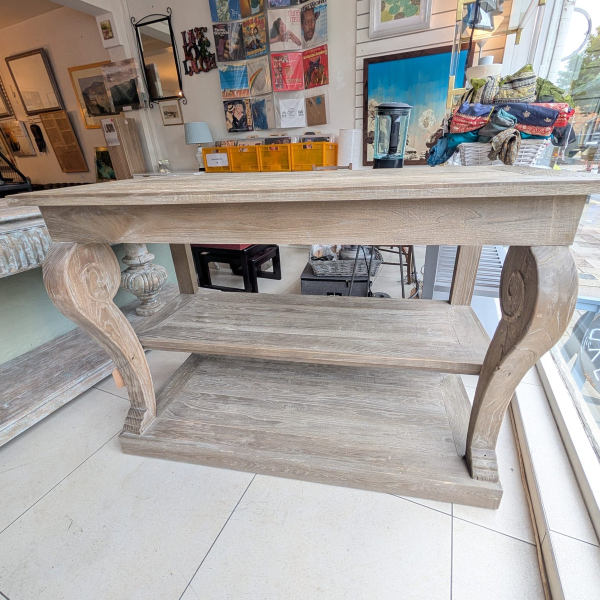 Restoration Hardware Solid Wood Console Tables. Small/Large