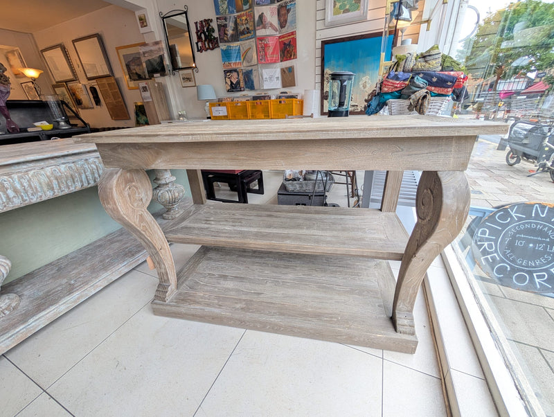 Restoration Hardware Solid Wood Console Tables. Small/Large