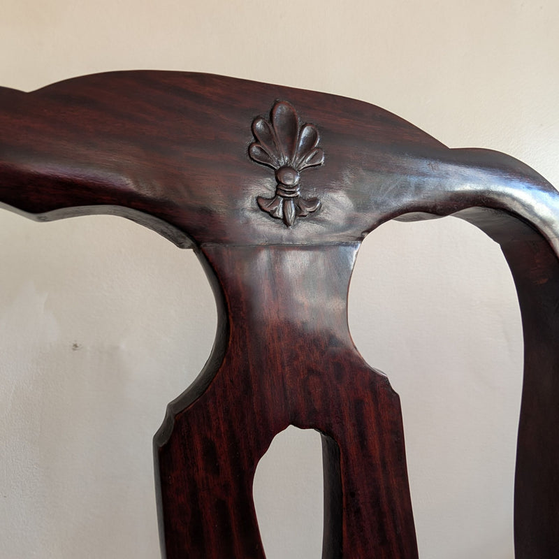 Chinese Rosewood Style Decorative Chair