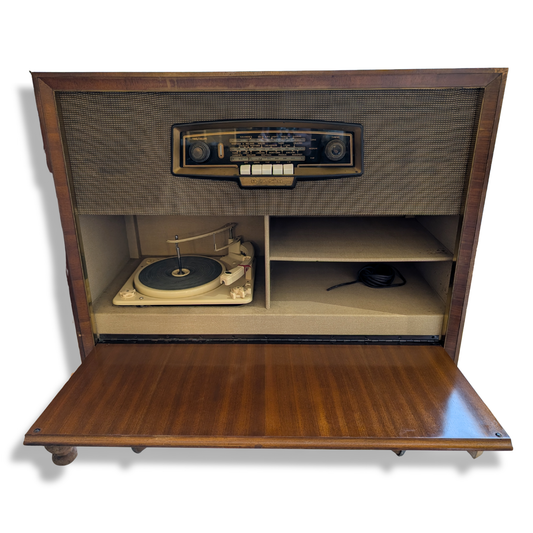 Vintage Bush Radiogram with Turntable – Fully Working