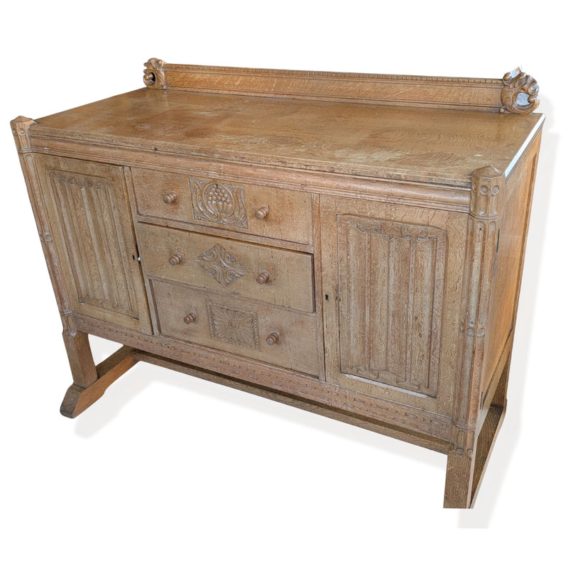 Splendid Antique Oak Sideboard