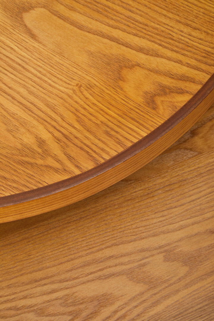 Viborg Revolving Top Side Table with Storage