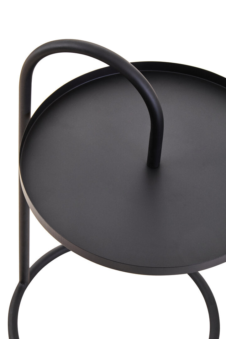 Trosa Black Hanging Top Side Table