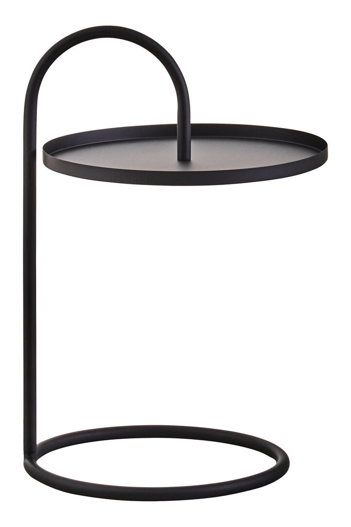 Trosa Black Hanging Top Side Table