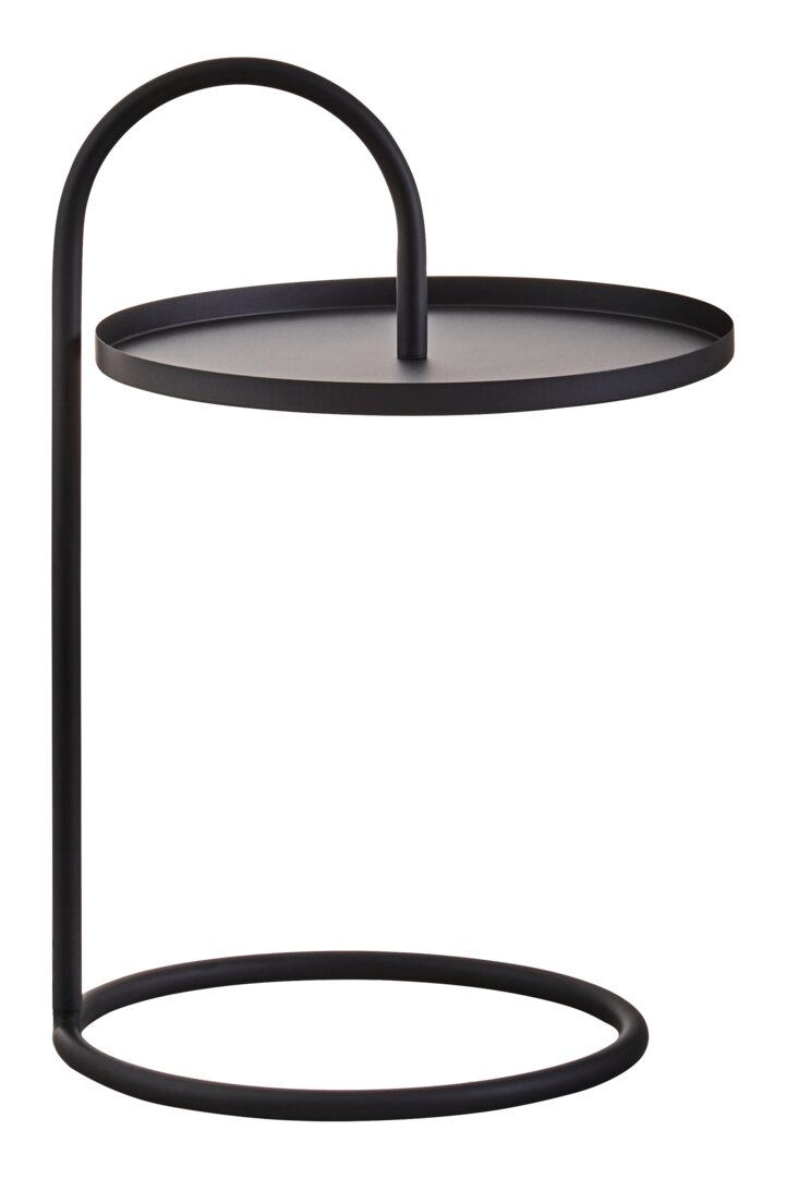 Trosa Black Hanging Top Side Table