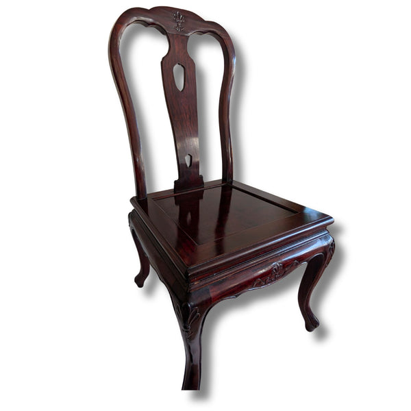 Chinese Rosewood Style Decorative Chair