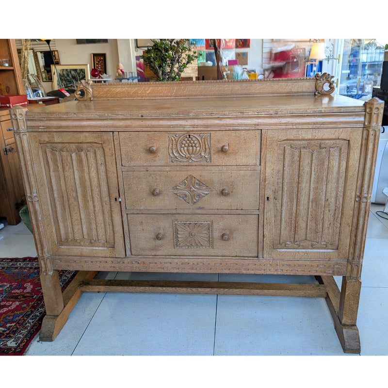 Splendid Antique Oak Sideboard