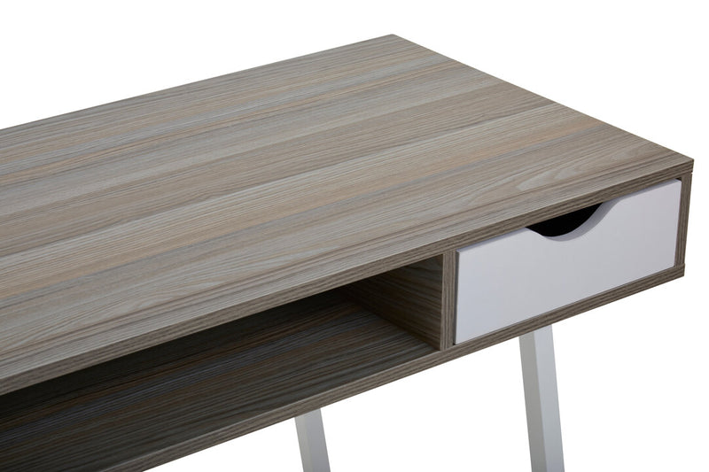 Bradbury Two Drawer Light Oak Veneer Desk