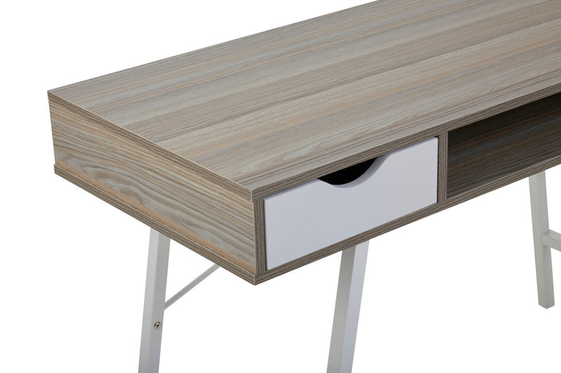 Bradbury Two Drawer Light Oak Veneer Desk