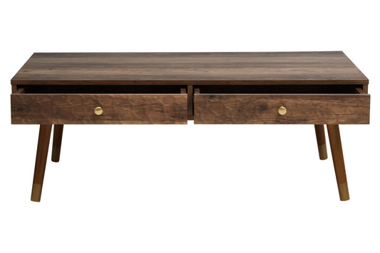 Frida Wood Veneer Coffee Table with 2 Drawers