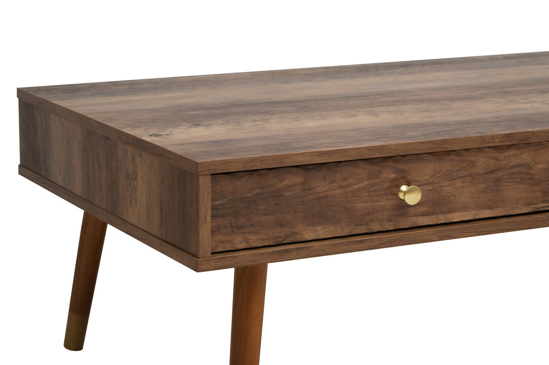 Frida Wood Veneer Coffee Table with 2 Drawers