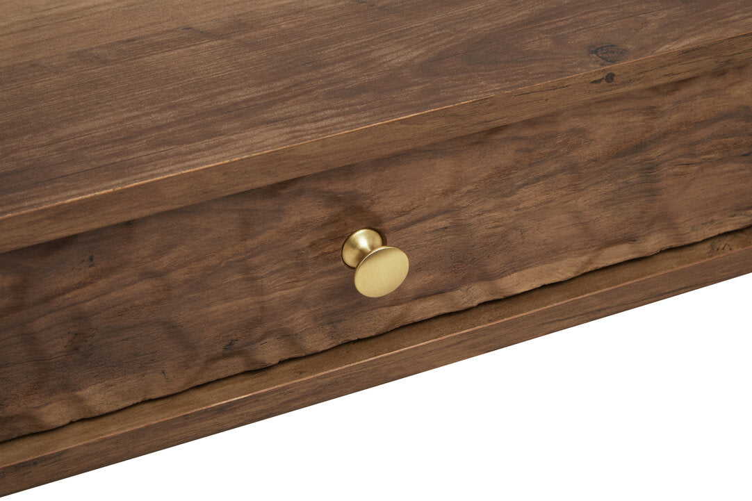 Frida Wood Veneer Coffee Table with 2 Drawers