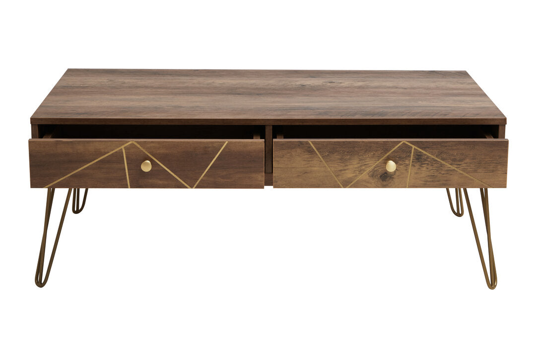 Flori Coffee Table with 2 Drawers