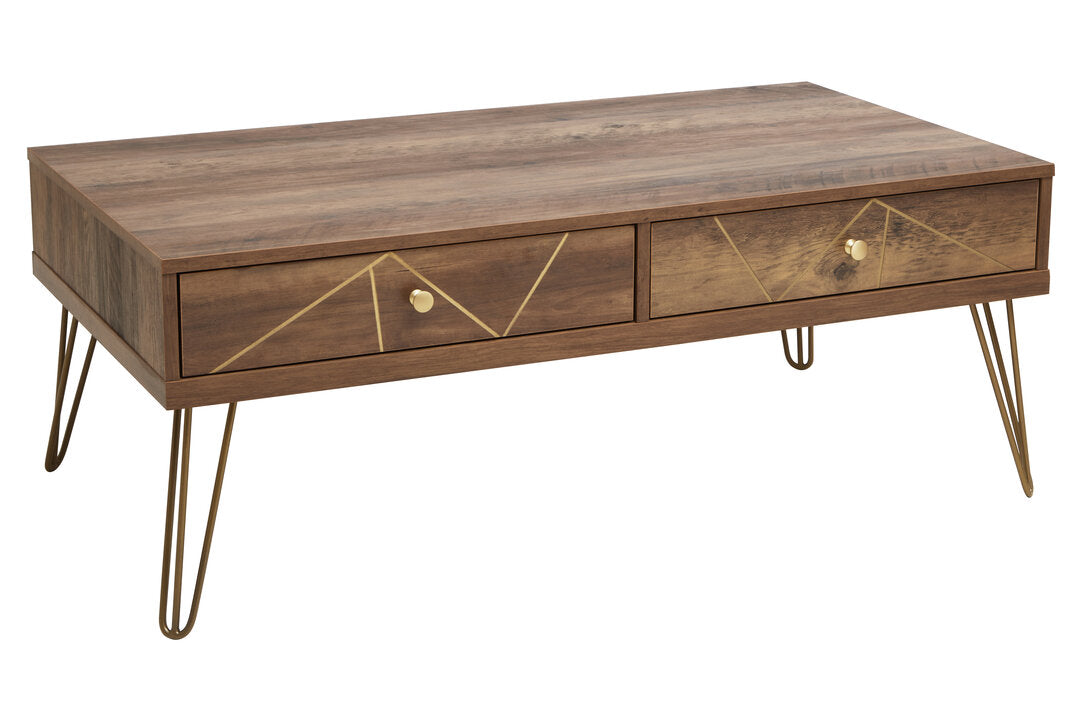 Flori Coffee Table with 2 Drawers