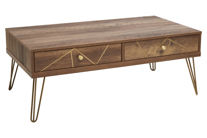 Flori Coffee Table with 2 Drawers
