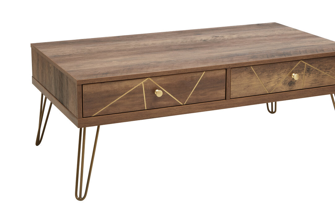 Flori Coffee Table with 2 Drawers