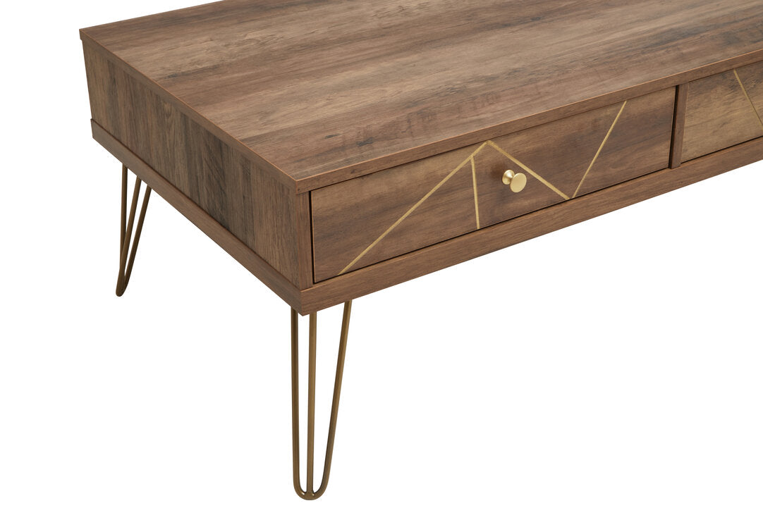Flori Coffee Table with 2 Drawers