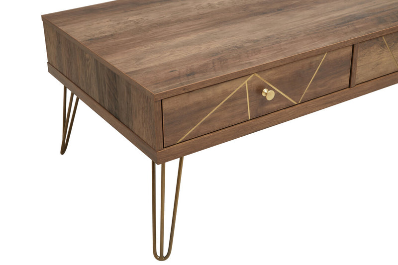 Flori Coffee Table with 2 Drawers