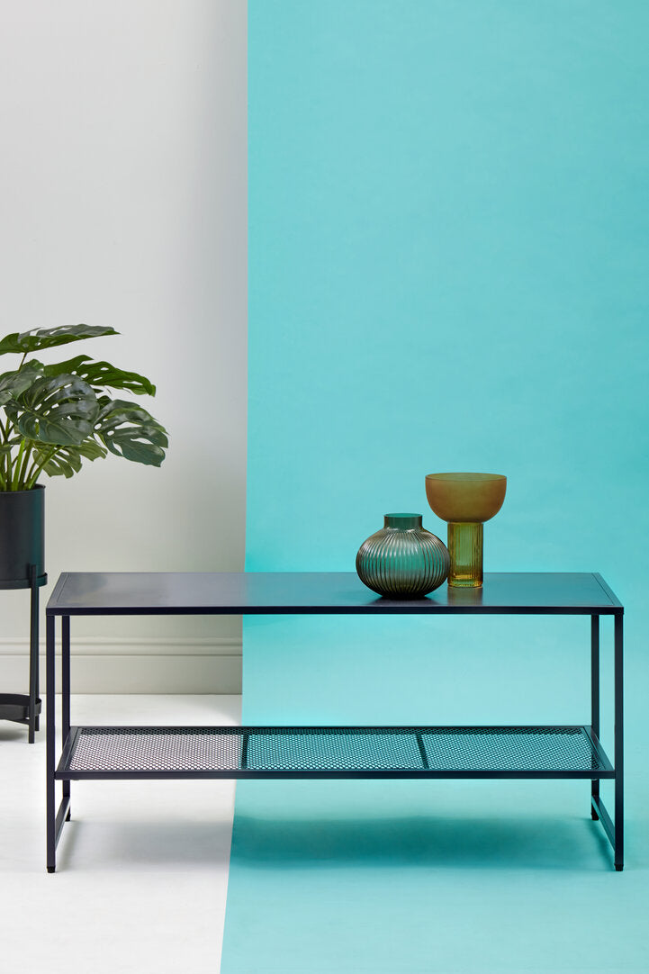 Acero Black Metal Coffee Table