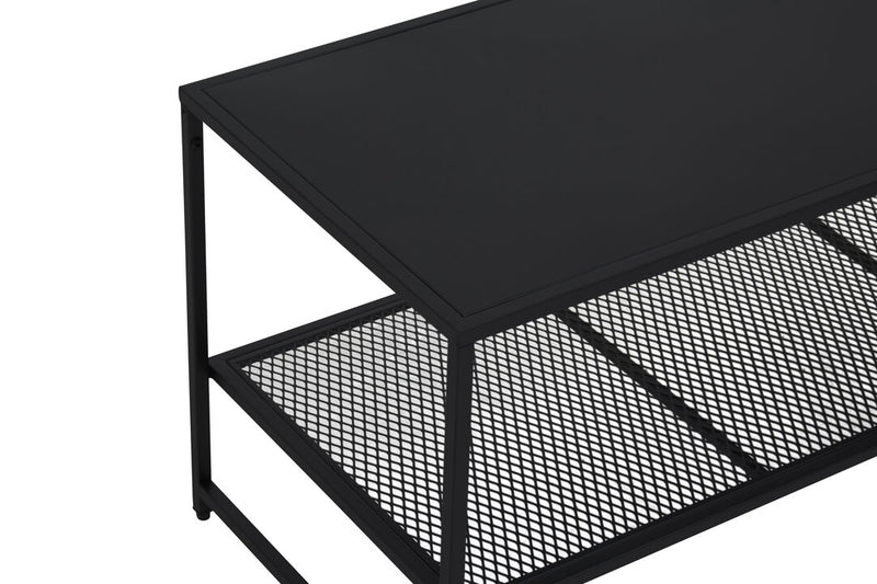Acero Black Metal Coffee Table