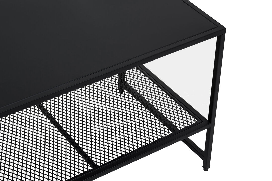 Acero Black Metal Coffee Table
