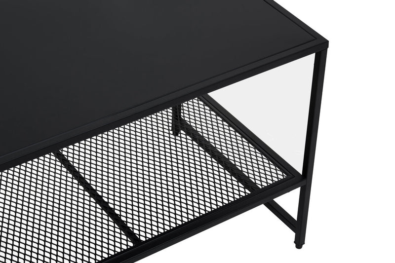 Acero Black Metal Coffee Table