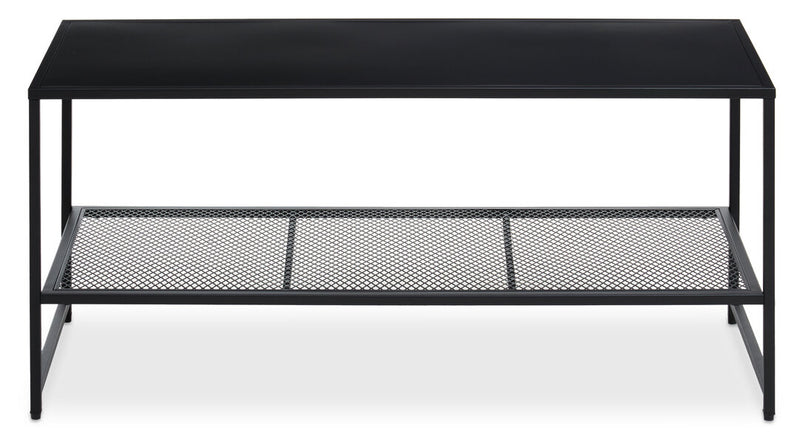 Acero Black Metal Coffee Table