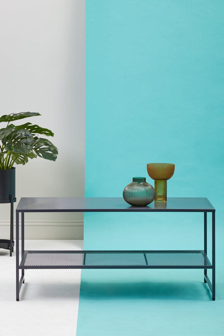 Acero Grey Metal Coffee Table