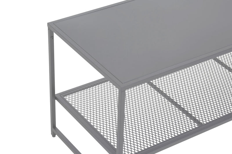 Acero Grey Metal Coffee Table