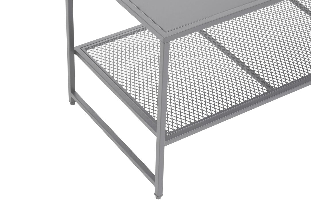 Acero Grey Metal Coffee Table