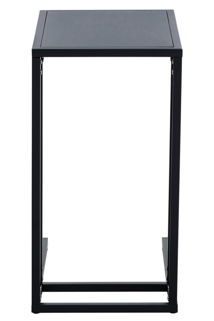 Acero Black Metal Side Table