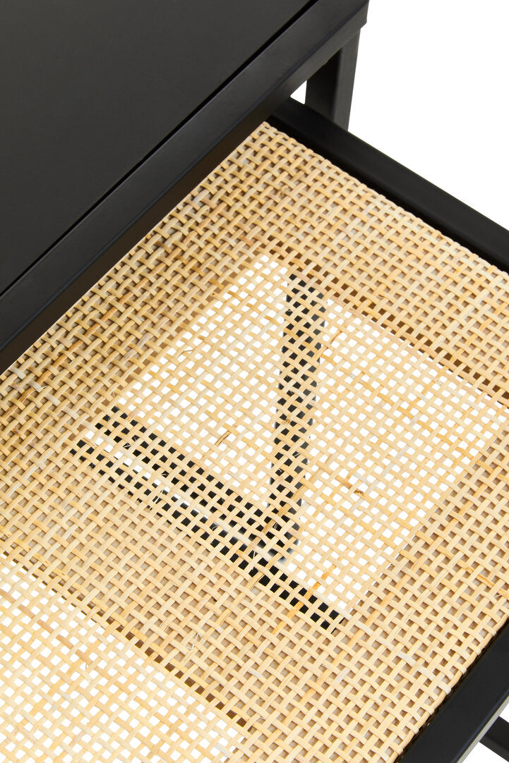 Depok Rattan And Metal Nest Of Two Tables