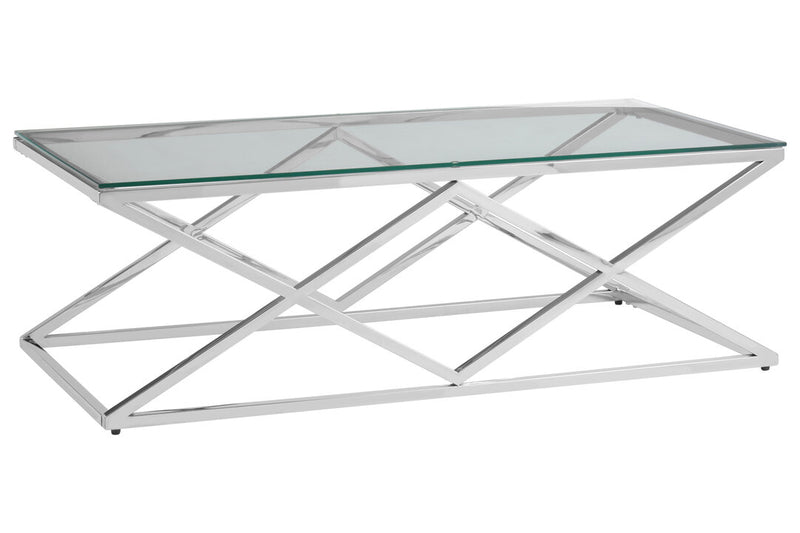 Allure Inverted Prism Base Coffee Table