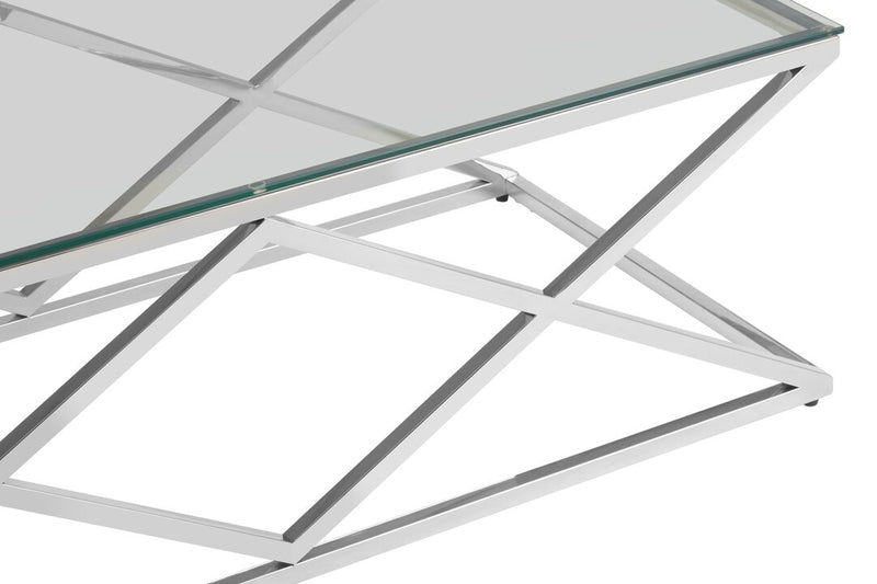 Allure Inverted Prism Base Coffee Table