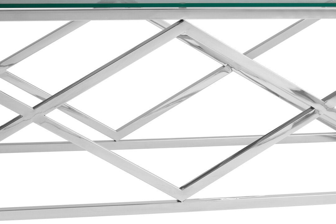 Allure Inverted Prism Base Coffee Table