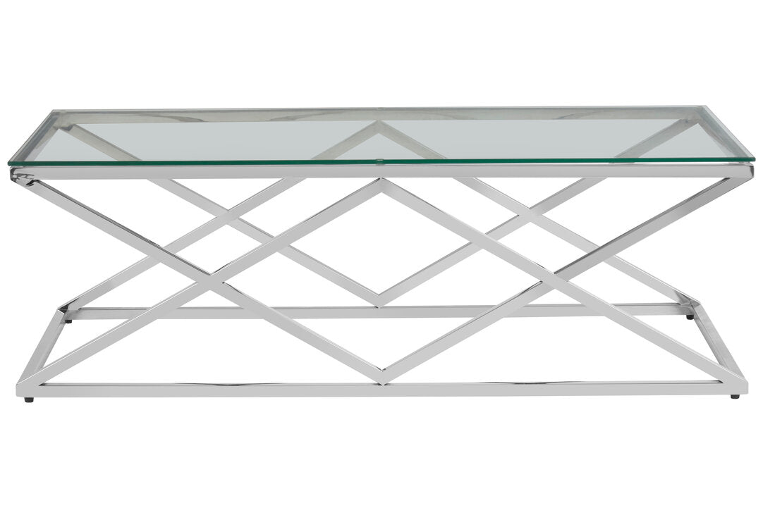 Allure Inverted Prism Base Coffee Table