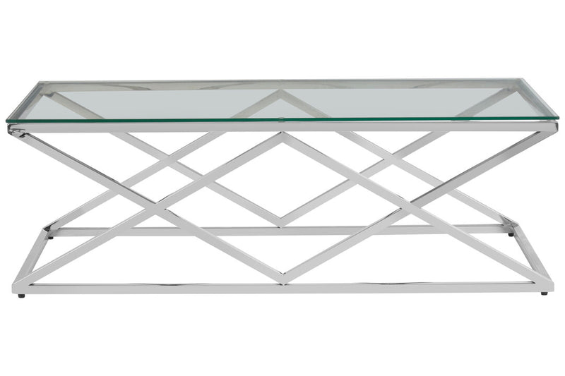 Allure Inverted Prism Base Coffee Table