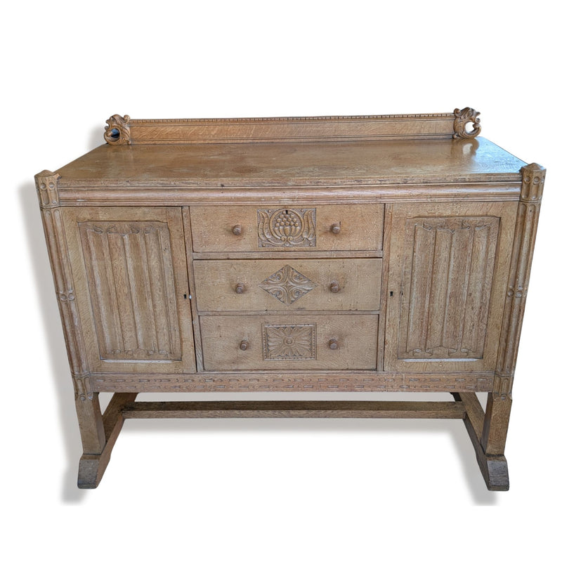 Splendid Antique Oak Sideboard