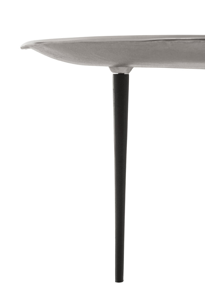 Silva Oak Effect Silver Top Coffee Table