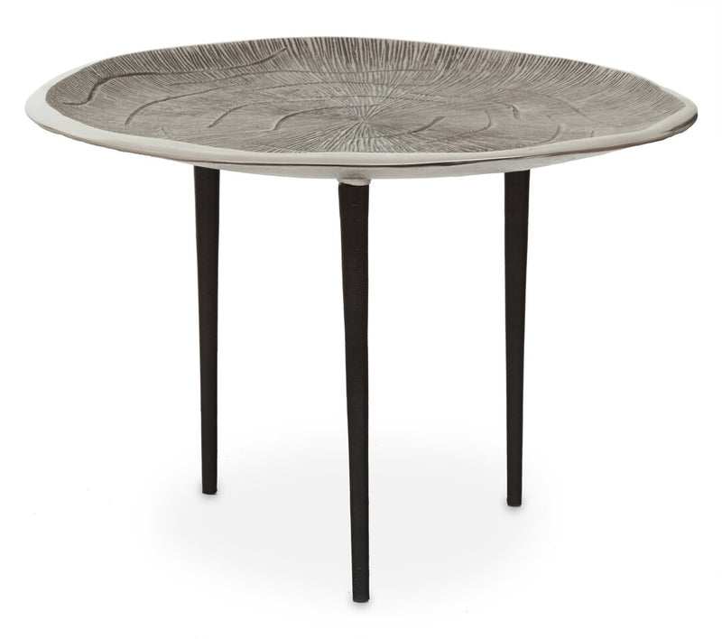 Silva Oak Effect Silver Top Coffee Table
