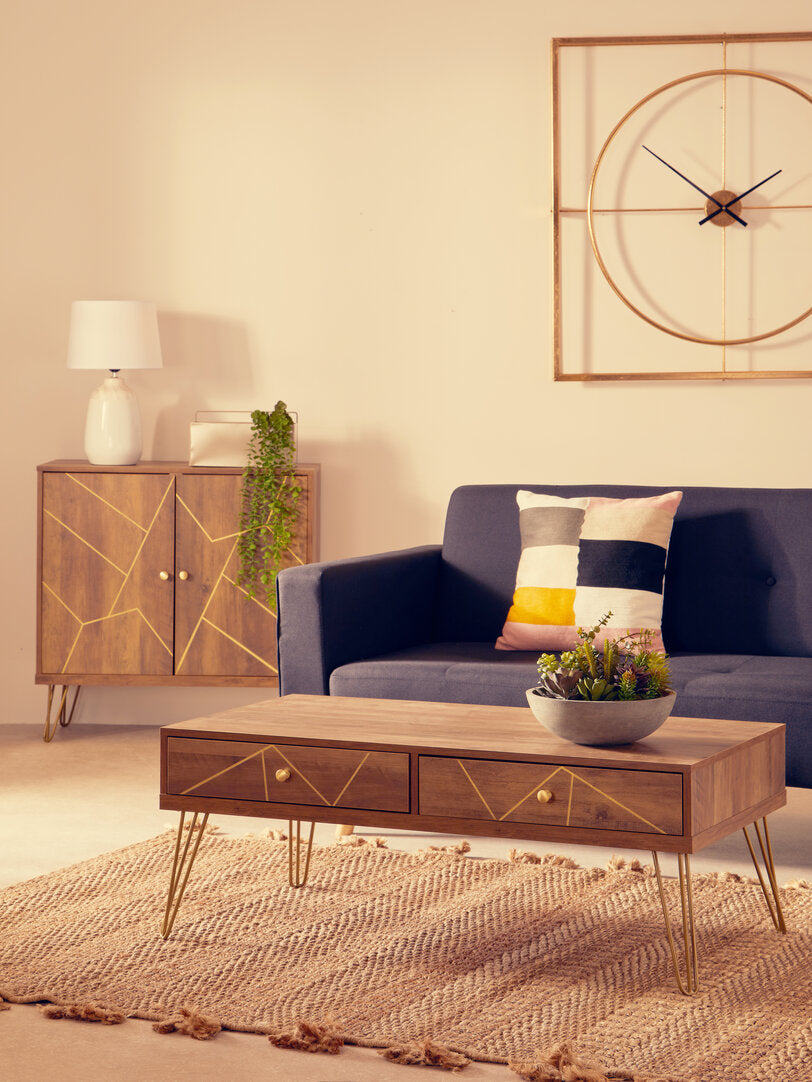 Flori Coffee Table with 2 Drawers