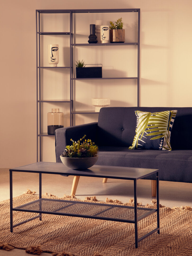 Acero Black Metal Coffee Table