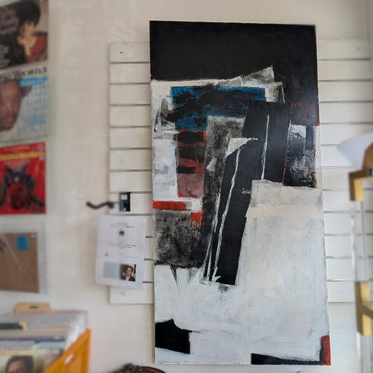 Striking Large Abstract Painting By Morago