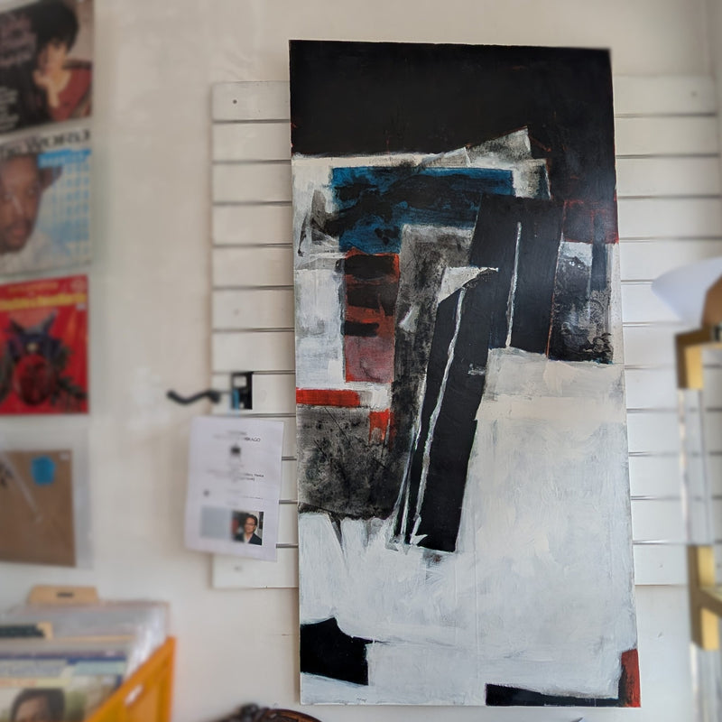 Striking Large Abstract Painting By Morago