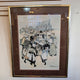 Framed “Ice Cream Cart” Print – M. Chapman (1975)