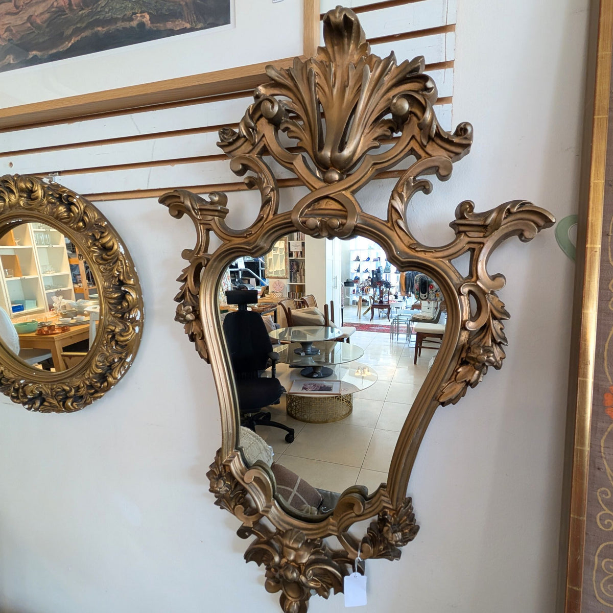 Large Ornate Decorative Wall Mirror
