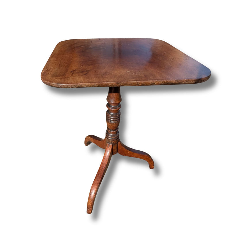 Antique Mahogany Tripod Side Table