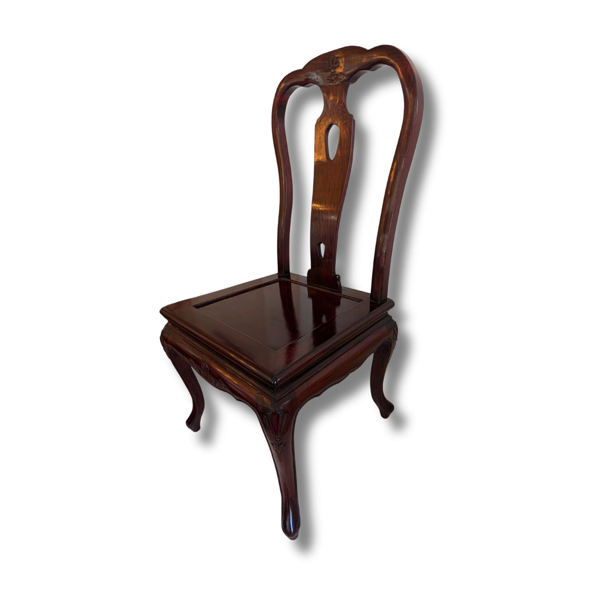 Chinese Rosewood Style Decorative Chair