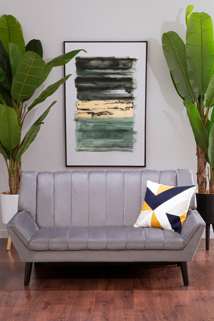 Savina 2 Seat Grey Sofa